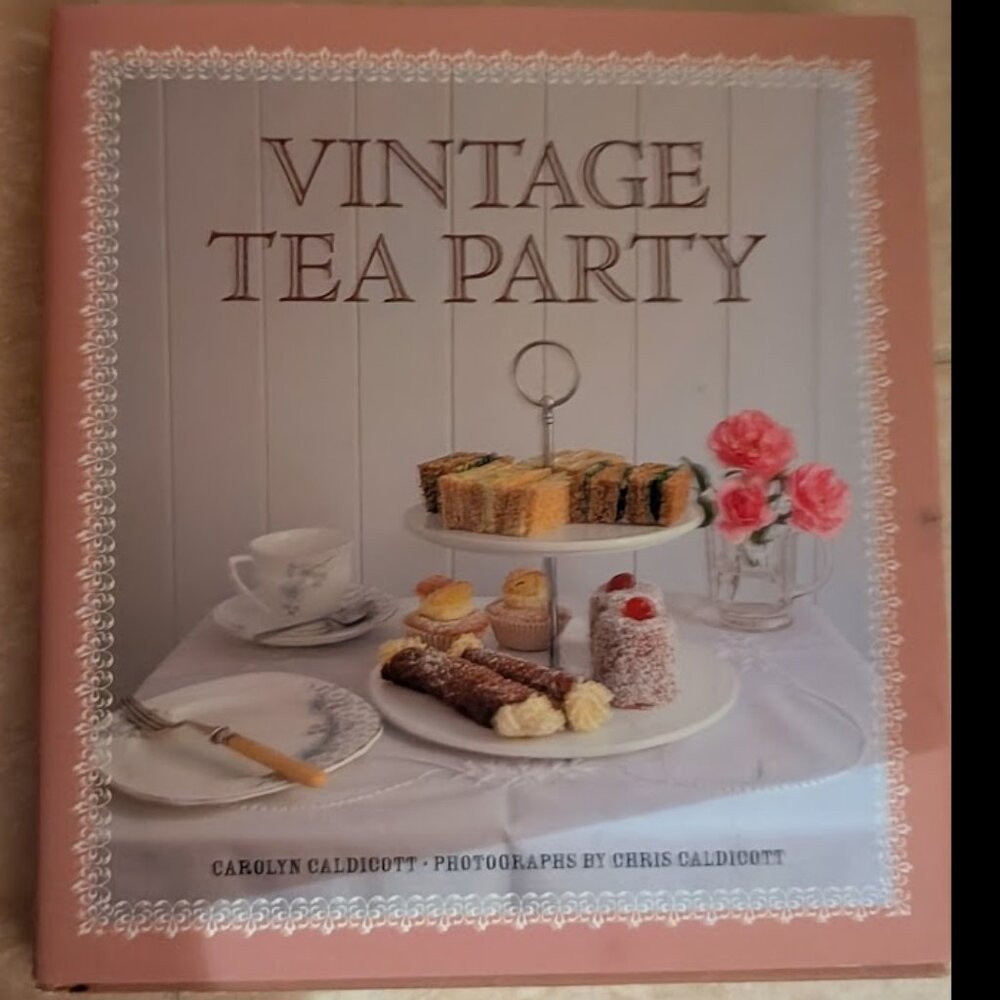 LIKE NEW - Vintage Tea Party Recipe book